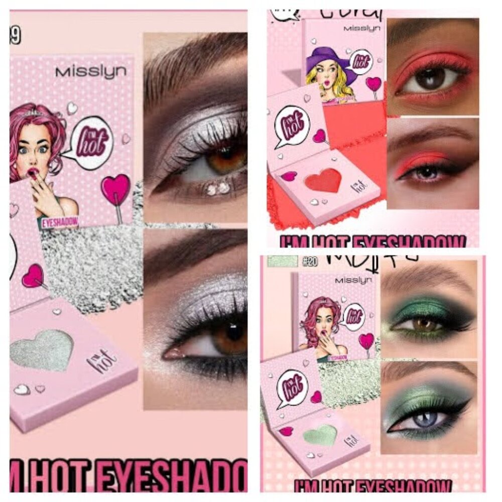 NWT Misslyn 3pc Eyeshadow singles Bundle
